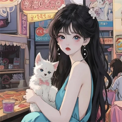 优质AI女生头像图片