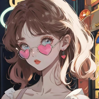优质AI女生头像图片