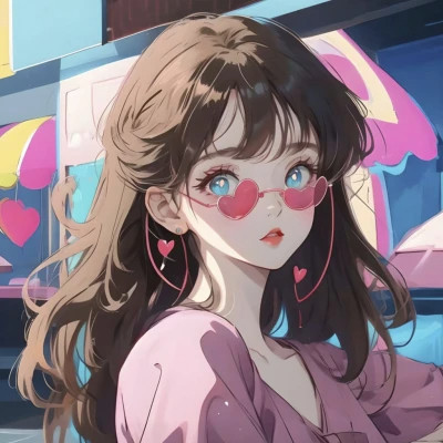 优质AI女生头像图片