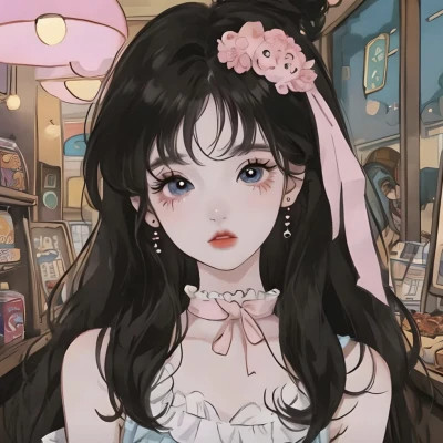 优质AI女生头像图片