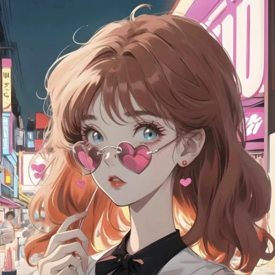 优质AI女生头像图片