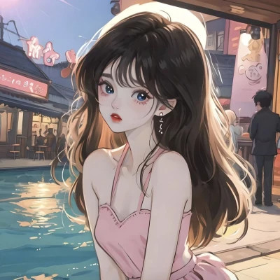 优质AI女生头像图片