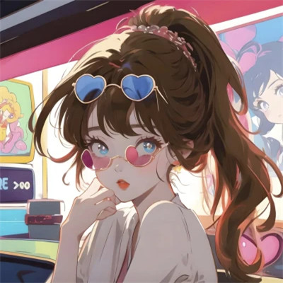 优质AI女生头像图片