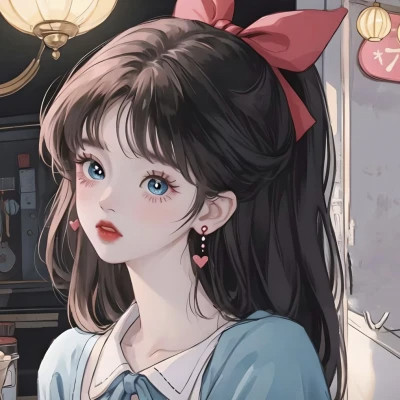 优质AI女生头像图片