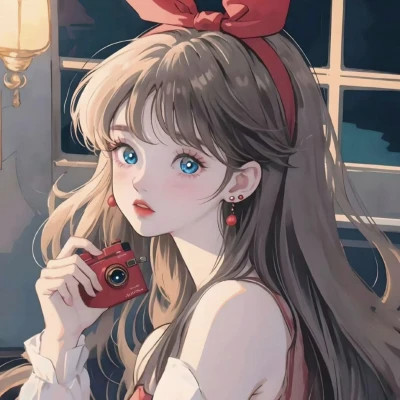 优质AI女生头像图片