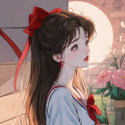 优质AI女生头像图片