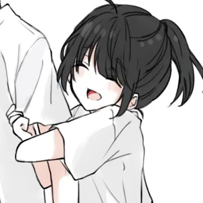手绘动漫情侣头像