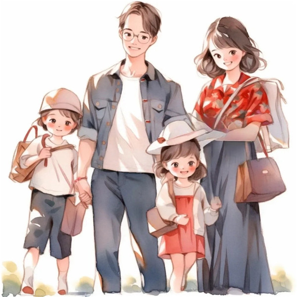 家庭温馨的唯美图片头像