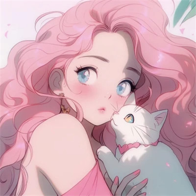 旺桃花的复古旧漫女头图片