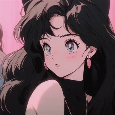 旺桃花的复古旧漫女头图片