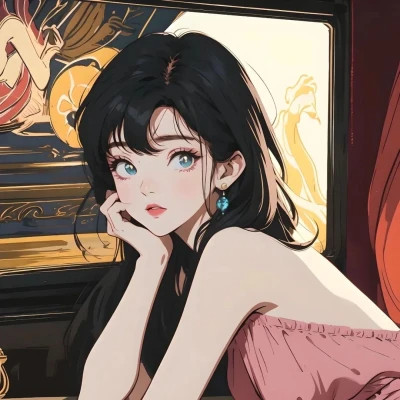 女生头像动漫ins高级质感