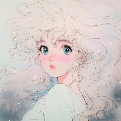 动漫女生高质量精美惊艳头像