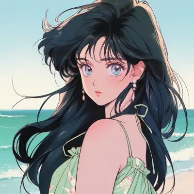 女头像简约干净耐看动漫