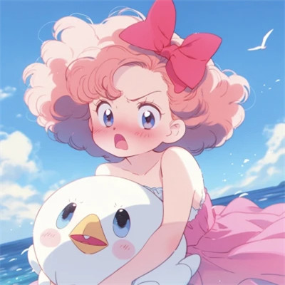 最近超火的头像动漫女