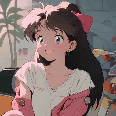 最近超火的头像动漫女