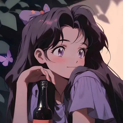 抖音爆红女生头像动漫