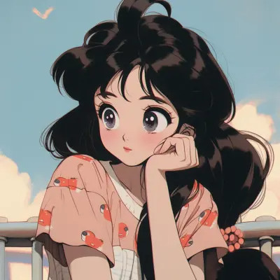 抖音爆红女生头像动漫