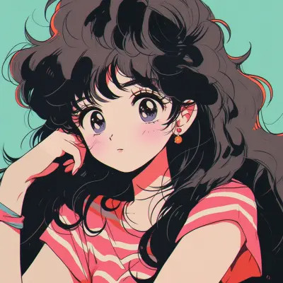 抖音爆红女生头像动漫