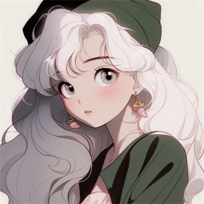 高质量动漫女头图片