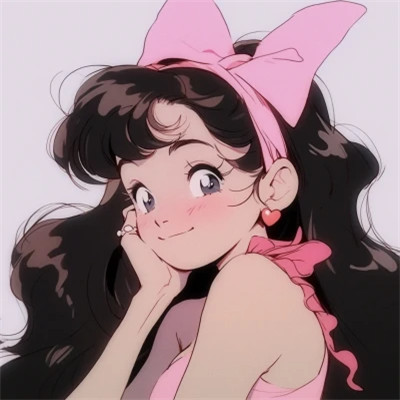 高质量动漫女头图片