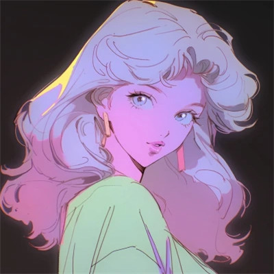 高质量动漫女头图片