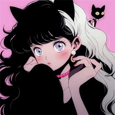 新颖动漫女生头像