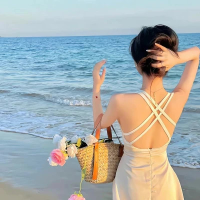女生超好看的不露脸背影头像图片