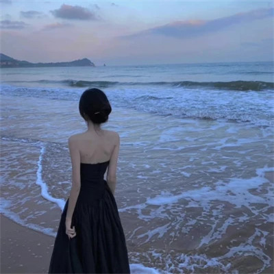 女生超好看的不露脸背影头像图片