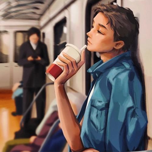 高级emo伤感男头像图片