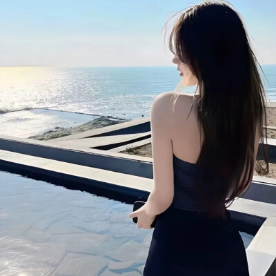 特别好看但不露头的女生头像背影