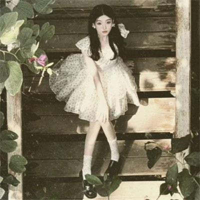 绝美不露脸背影女生头像图片