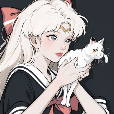 复古漫画风女头美图