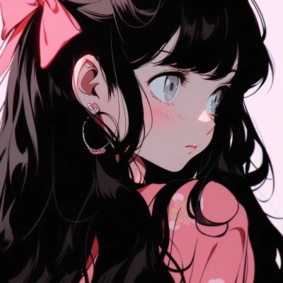 复古漫画风女头美图