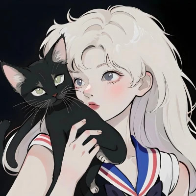 复古漫画风女头美图