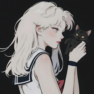 复古漫画风女头美图