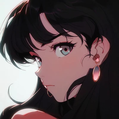 精选复古漫画风女头
