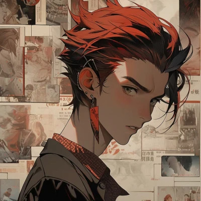 个性化旧漫男生头像图片
