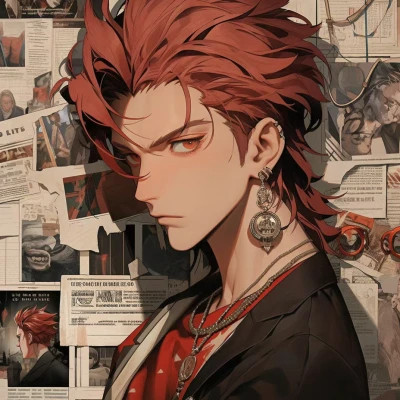 个性化旧漫男生头像图片