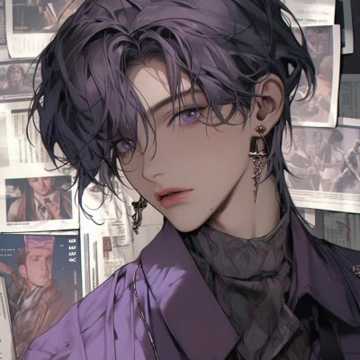 个性化旧漫男生头像图片