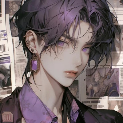 个性化旧漫男生头像图片