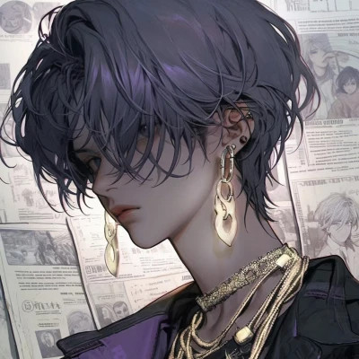 个性化旧漫男生头像图片