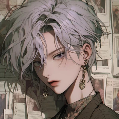 个性化旧漫男生头像图片