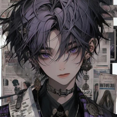 个性化旧漫男生头像图片