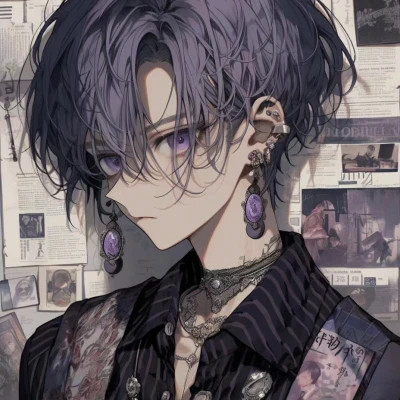 个性化旧漫男生头像图片