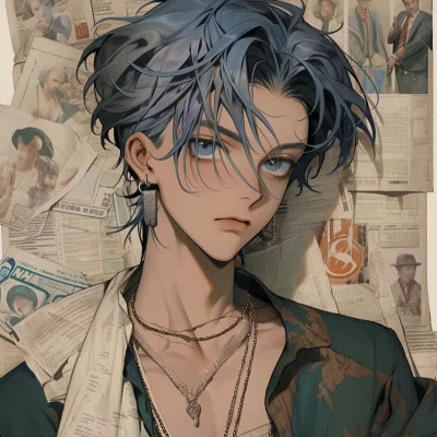 个性化旧漫男生头像图片