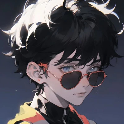 精选旧漫男生头像图片