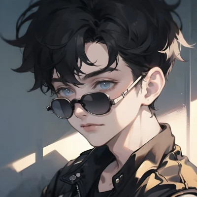 精选旧漫男生头像图片