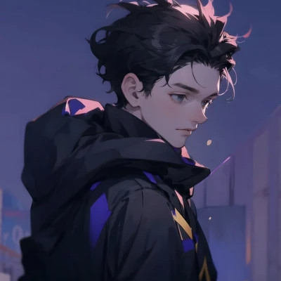 精选旧漫男生头像图片