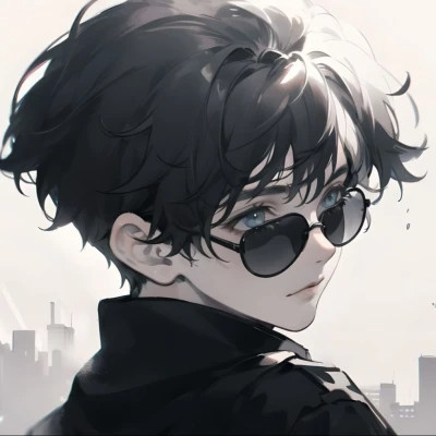 精选旧漫男生头像图片