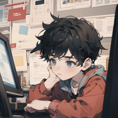 精选旧漫男生头像图片